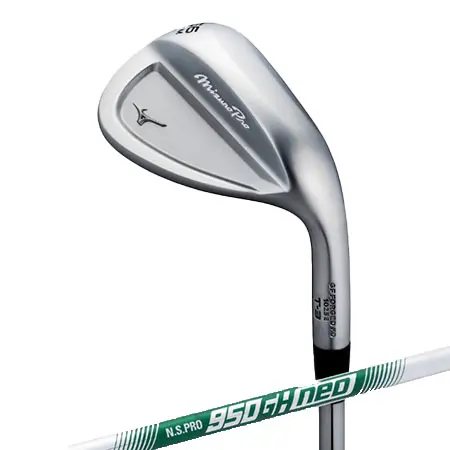 ミズノ(Mizuno) ゴルフ Mizuno Pro ウェッジ T-3 (ホワイトサテンブラッシュ仕上げ)(N.S.PRO 950 GH neo スチールシャフト付)