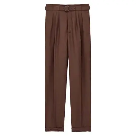サンローランパリ(SAINT LAURENT PARIS) アパレル(洋服) ベルテッドパンツ（ウール＆モヘア）857286Y1N022019
