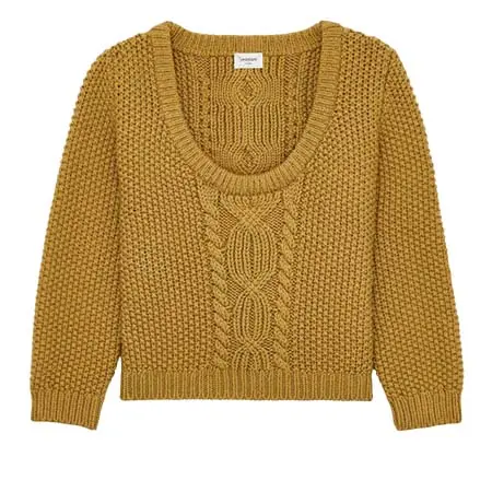 サンローランパリ(SAINT LAURENT PARIS) アパレル(洋服) スクープネックセーター（ウールニット）A003MBY77OL7745