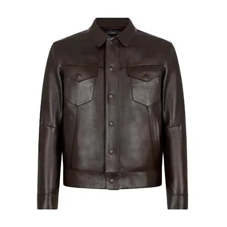 トムフォード(TOM FORD) アパレル(洋服) バッファローグレインレザーウエスタンジャケット LBI004-LMG033