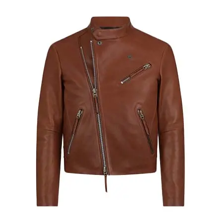 トムフォード(TOM FORD) アパレル(洋服) バッファローグレインレザー アシンメトリーレーサー LXI017-LMG031