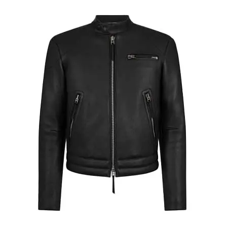 トムフォード(TOM FORD) アパレル(洋服) グレインレザー ジップバイカー LXI012-LMG030