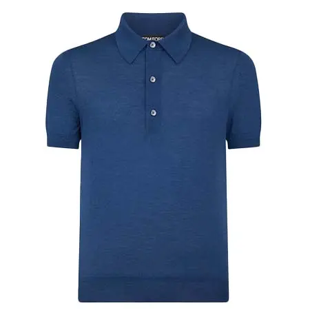 トムフォード(TOM FORD) アパレル(洋服) 極細カシミヤシルクニットポロシャツ KPS027-YMK073