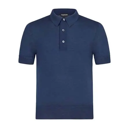 トムフォード(TOM FORD) アパレル(洋服) 極細カシミヤシルクポロシャツ KPS001-YMK005S23