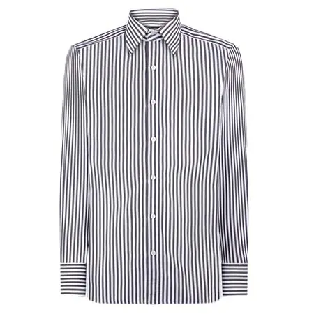 トムフォード(TOM FORD) アパレル(洋服) ラダーストライプ スリムフィットシャツ HSBC01-CGP75