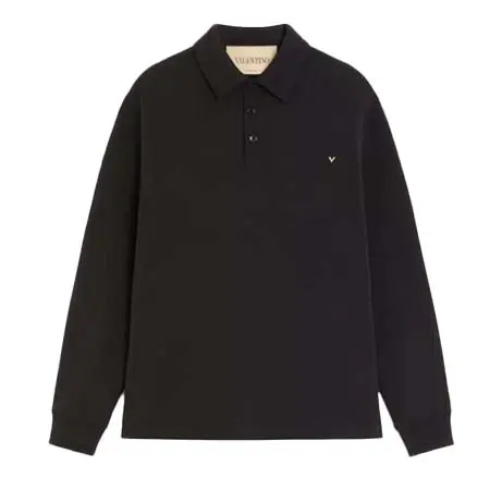ヴァレンティノ(VALENTINO) アパレル(洋服) Vゴールド コットン ポロシャツ 9V3MH04UBHH_0NO