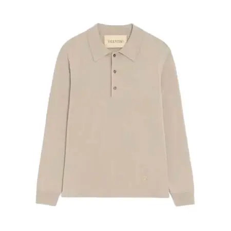 ヴァレンティノ(VALENTINO) アパレル(洋服) Vロゴ ウール ポロシャツ 9V3KP05CBLY_095