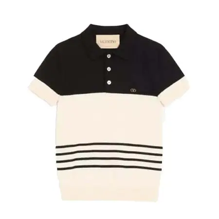 ヴァレンティノ(VALENTINO) アパレル(洋服) Vロゴ ウール ポロシャツ 9V3KP04XBLC_QT3