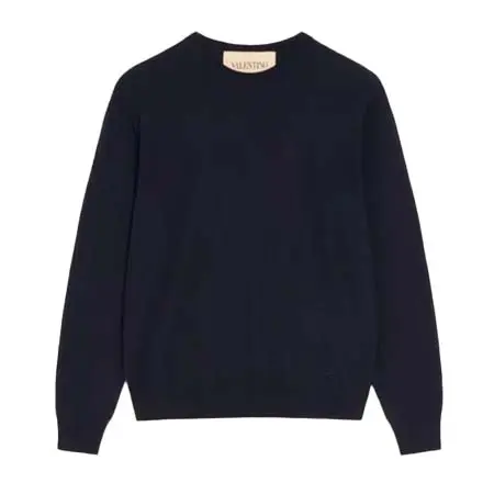 ヴァレンティノ(VALENTINO) アパレル(洋服) Vロゴ エンブロイダリー ウール ニットプル 9V3KC38PBH9_598