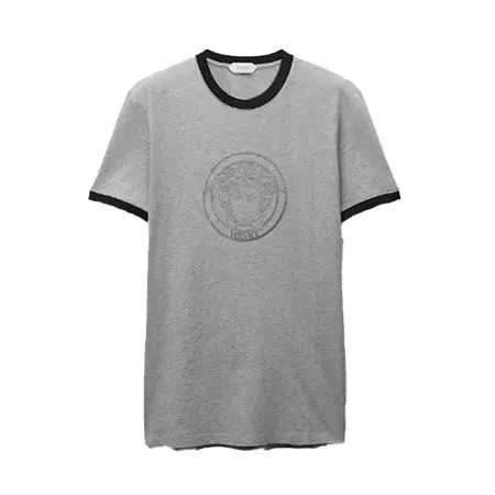 ヴェルサーチェ(VERSACE) アパレル(洋服) プリント コットンジャージー Tシャツ 1026087-1A18731_1E090