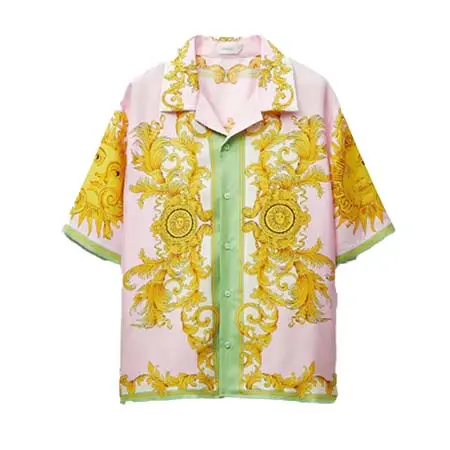 ヴェルサーチェ(VERSACE) アパレル(洋服) プリント シルク ツイル シャツ 1024642-1A19026_5PH20