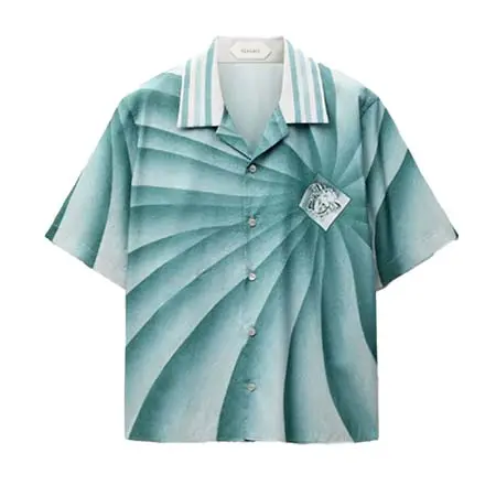 ヴェルサーチェ(VERSACE) アパレル(洋服) プリント コットンポプリン シャツ 1025703-1A18721_5GE50
