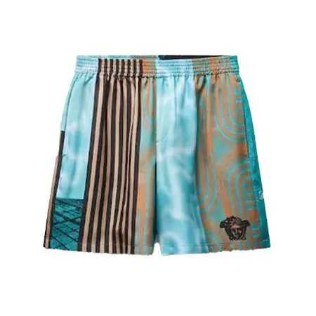 ヴェルサーチェ(VERSACE) アパレル(洋服) プリント シルク ツイル ショートパンツ 1022225-1A18722_5X000