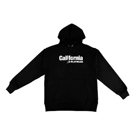 ブレイクウォーカー(BREAK WALKER) California by BREAK WALKER　LOGO　HOODIE / BLACK