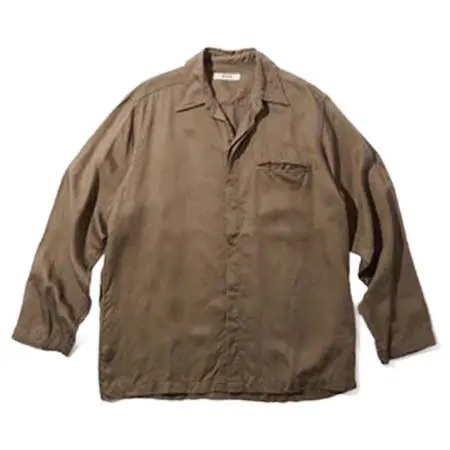 ウス(HOUSSE) FLY FRONT SHIRT