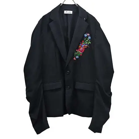 ニューローズ(NewRose) Tuck Sleeve Jacket / hand embroidery