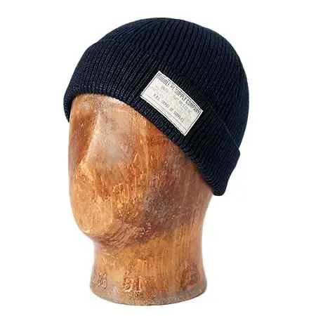 RRL(ダブルアールエル) インディゴダイド コットン ウォッチ キャップ 394784