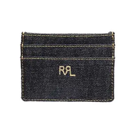 RRL(ダブルアールエル) インディゴ デニム カード ホルダー 493704