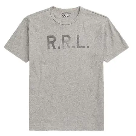 RRL(ダブルアールエル) ロゴ ジャージー クルーネック Tシャツ 638544