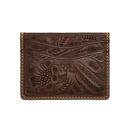 RRL(ダブルアールエル) ハンドツールド レザー カード ケース 100066757