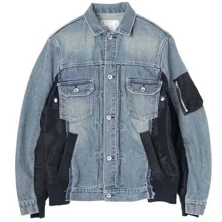 sacai(サカイ) コンビネーション デニムジャケット 2274800