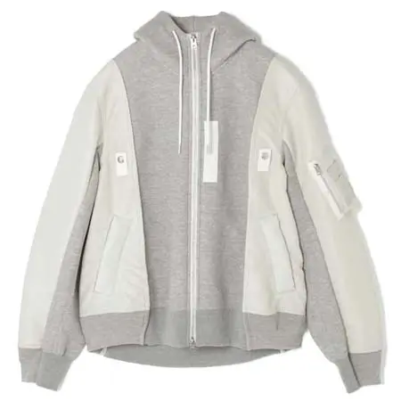 sacai(サカイ) コンビネーション ジップアップパーカー 2274808