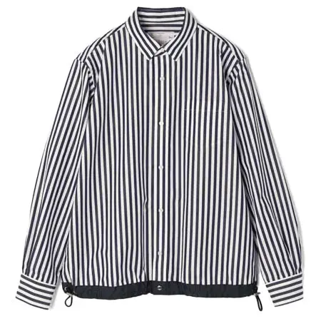sacai(サカイ) ドローコード付きポプリンシャツ 2274815
