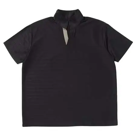 テット バイ テットオム(TETE by TETE HOMME) シャドーボーダー スタンドカラー半袖ポロシャツ メンズ 9026362031