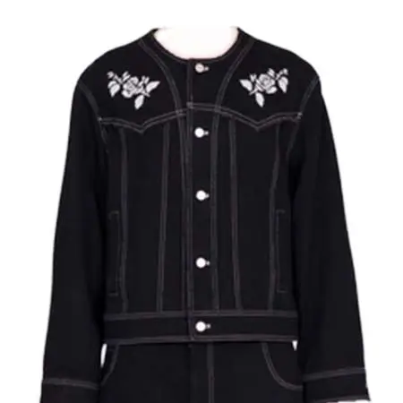 ヴィヴィアーノ(VIVIANO) Hand Embroidered Denim Jacket