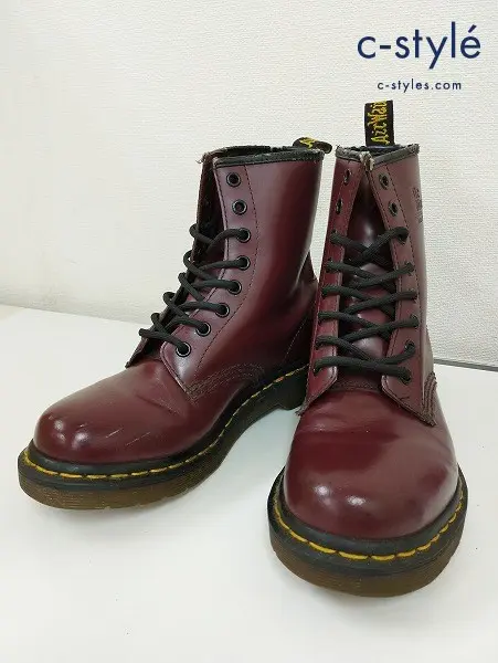 Dr.Martens ドクターマーチン ブーツ UK5 赤茶系 11821 8ホール レディース