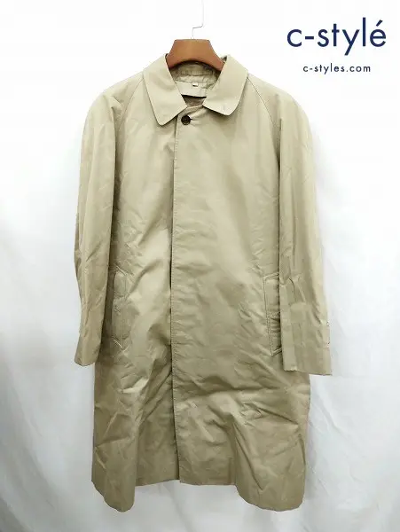 BURBERRY LONDON バーバリーロンドン ステンカラーコート 50 ベージュ系 イングランド製 542005