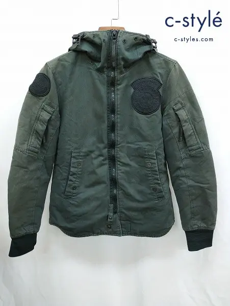 G-STAR RAW ジースターロゥ フーディジャケット S カーキ系 BATT HDD OVERSHIRT L/S 83552F