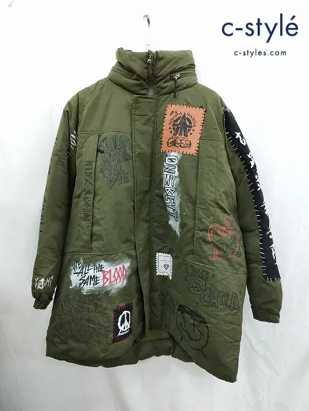 MOONAGE DEVILMENT×PROPA9ANDA ダウンジャケット L カーキ 日本製 清春 mjk-0216