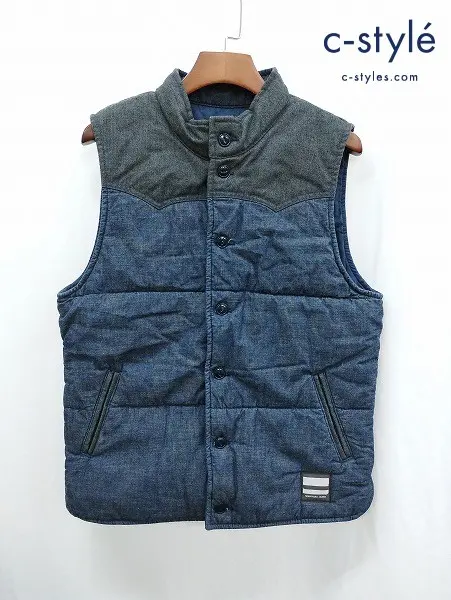 MOMOTARO JEANS モモタロウジーンズ ダウンベスト 40 インディゴ デニム 日本製