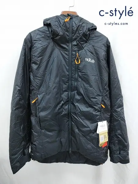 Rab ラブ ナイロンジャケット XL ブラック 中綿 GENERATOR ALPINE JACKET ジェネレーターアルパイン QIO-84