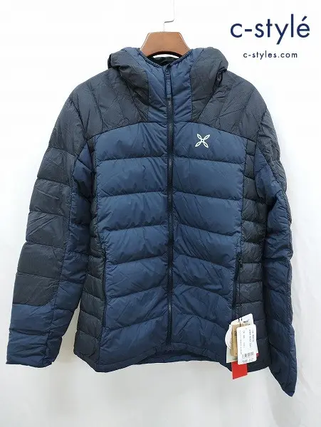 MONTURA モンチュラ ダウンジャケット L ネイビー系 RENON HOODED DUVET レノンフーデッドデュベ