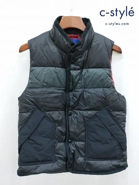 DUVETICA×eYe JUNYA WATANBE MAN デュベティカ ダウンベスト XS ブラック ナイロン WS-V902