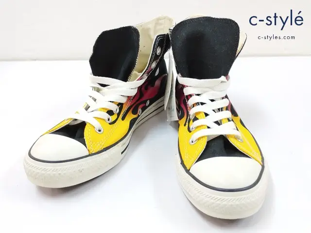 CONVERSE コンバース スニーカー 26.5cm ブラック系 ALL STAR HI ファイヤーパターン 1R633