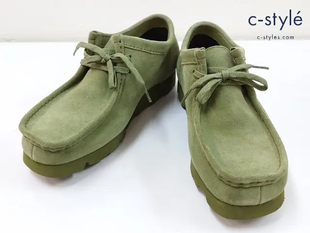 Clarks クラークス シューズ 26.0cm カーキ系 ワラビー 21621