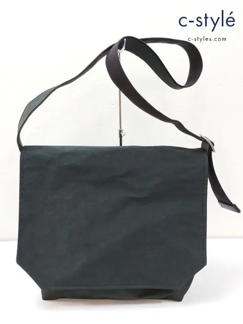 Hender Scheme エンダースキーマ ショルダーバッグ ブラック flap shoulder small tq-rb-fss