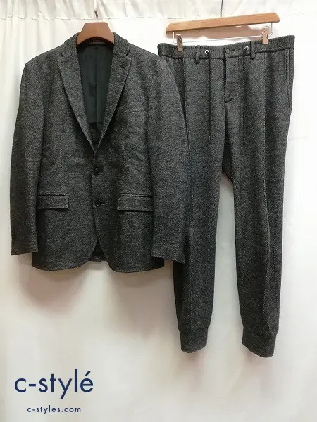 JOSEPH HOMME ジョゼフオム ジャケット パンツ 48 ブラック系 2B セットアップ
