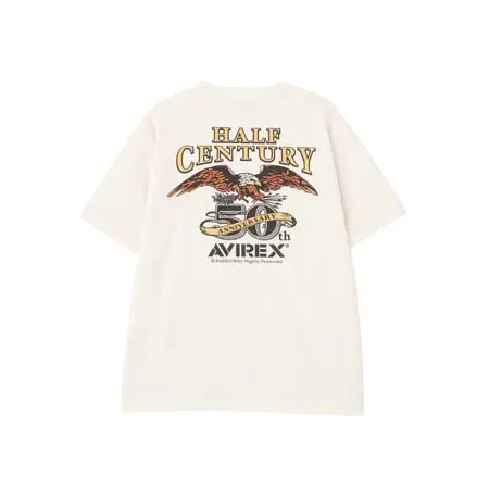 AVIREX (アヴィレックス)  HALF-CENTURY ANNIVERSARY T-SHIRT 7835234001