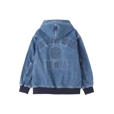 AVIREX (アヴィレックス)  DENIM SIGNATURE LOGO PARKA 7835952055