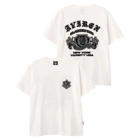 AVIREX (アヴィレックス)  VARSITY T-SHIRT ”SELECTED AUTHORITY” 7836234008