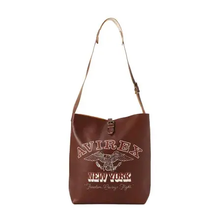 AVIREX (アヴィレックス)  JAPAN MADE LEATHER SHOULDER BAG 7836176202