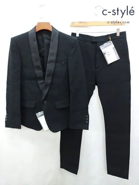 BALMAIN バルマン ジャケット パンツ 44 42 ブラック イタリア製 T709D367 T540D367G