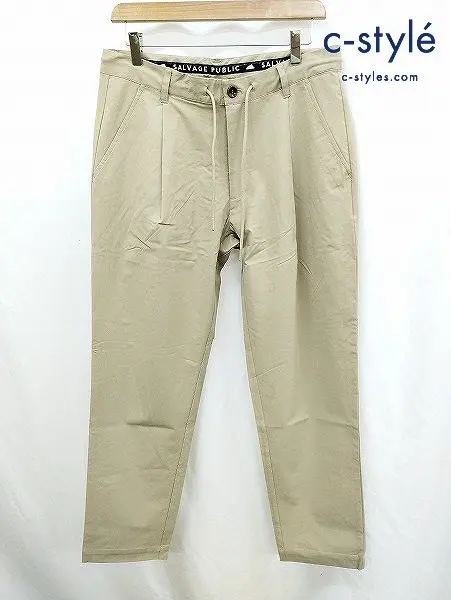 SALVAGE PUBLIC サルベージパブリック パンツ M ベージュ系 マカニトラウザーズ