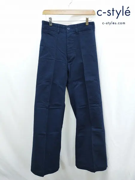 Polo by Ralph Lauren ポロラルフローレン ワイドパンツ 6 ネイビー レディース