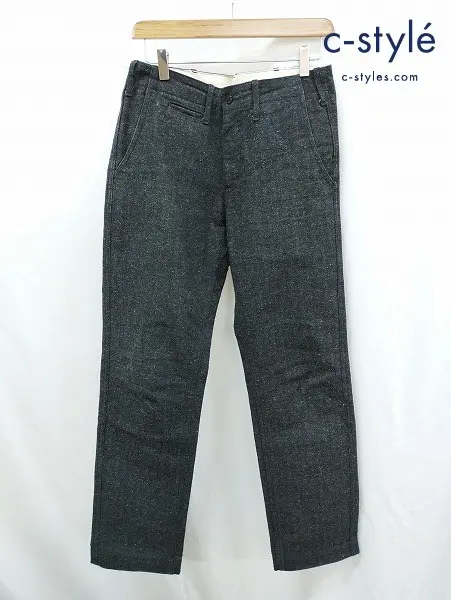 BURGUS PLUS バーガスプラス パンツ 30 ブラック 日本製 401Z-JNH