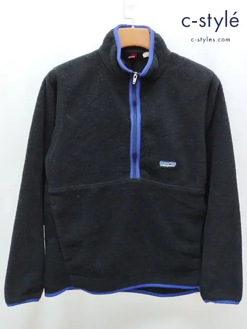 patagonia パタゴニア フリーストップス S ブラック SYNCHILLA シンチラ ハーフジップ 25735